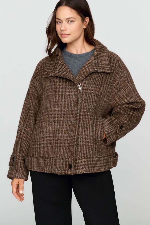 Maeve Funnel Neck Coat #5