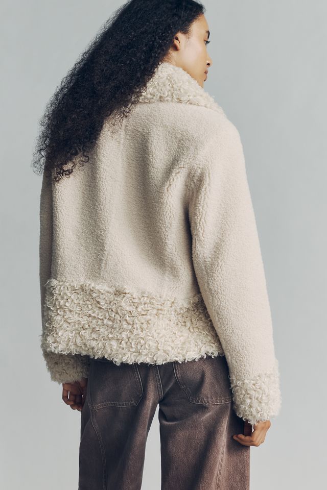 Maeve Mixed Faux Fur Jacket #1