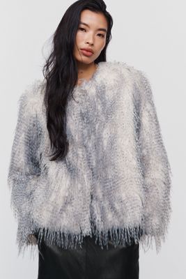 Veste en fausse fourrure à poils longs By Anthropologie