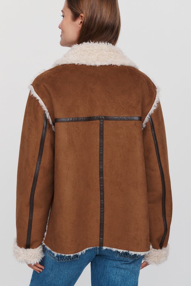 Chaqueta de Gamuza Sintética By Anthropologie #4