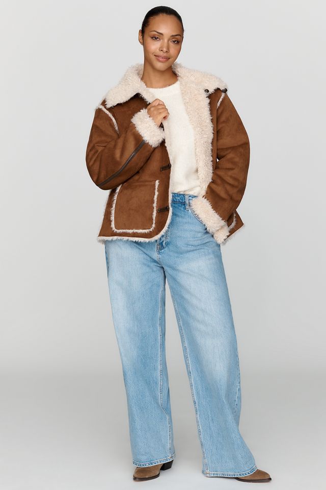 Chaqueta de Gamuza Sintética By Anthropologie #8