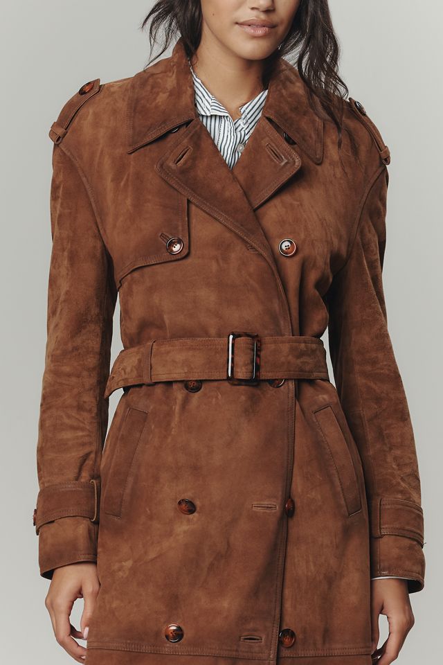 Walter Baker Jerome Suede Trench Coat #2