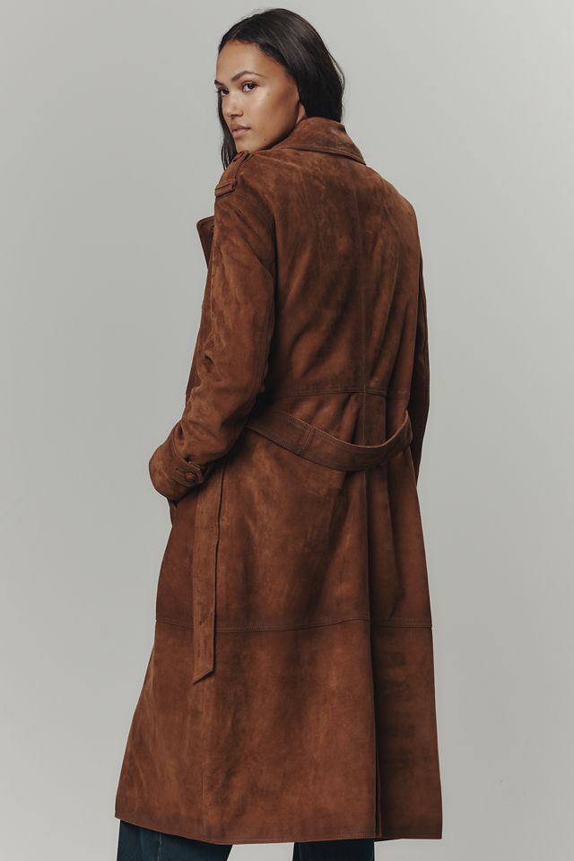 Walter Baker Jerome Suede Trench Coat #4