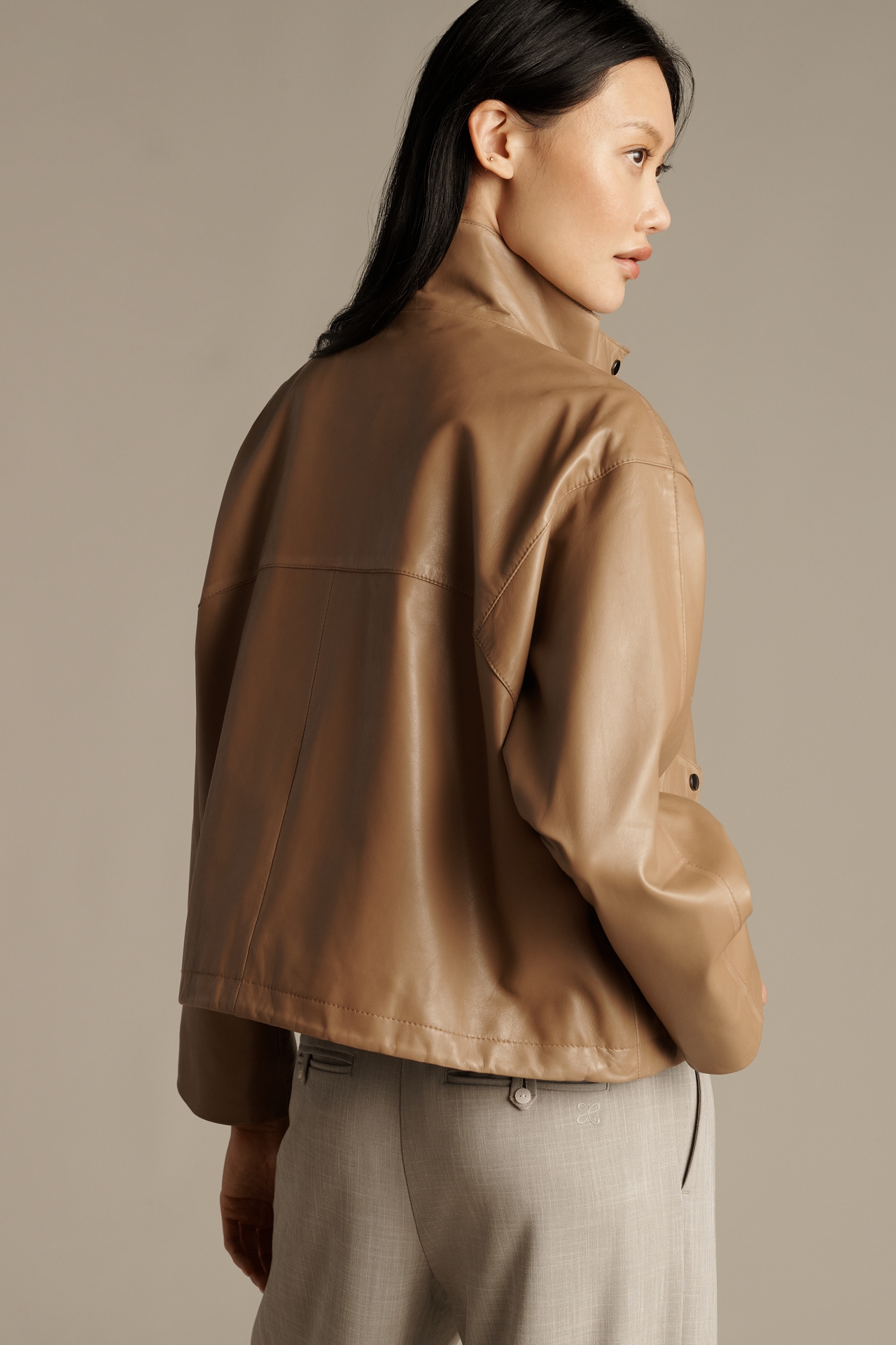 Walter Baker Roman Funnel-Neck Jacket