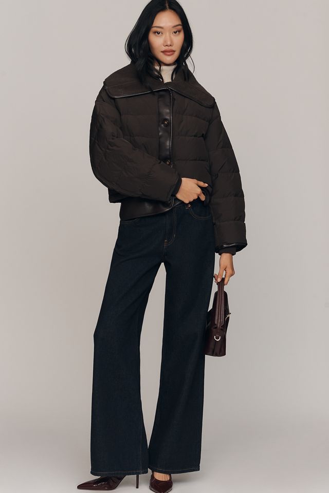 rag & bone Gloria Mixed Media Puffer Jacket #3