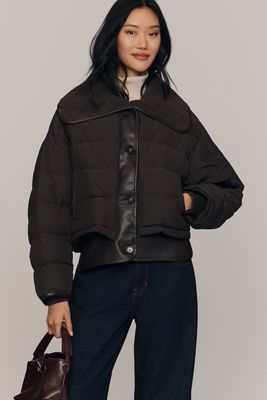 Edie Corduroy Puffer Jacket | Anthropologie