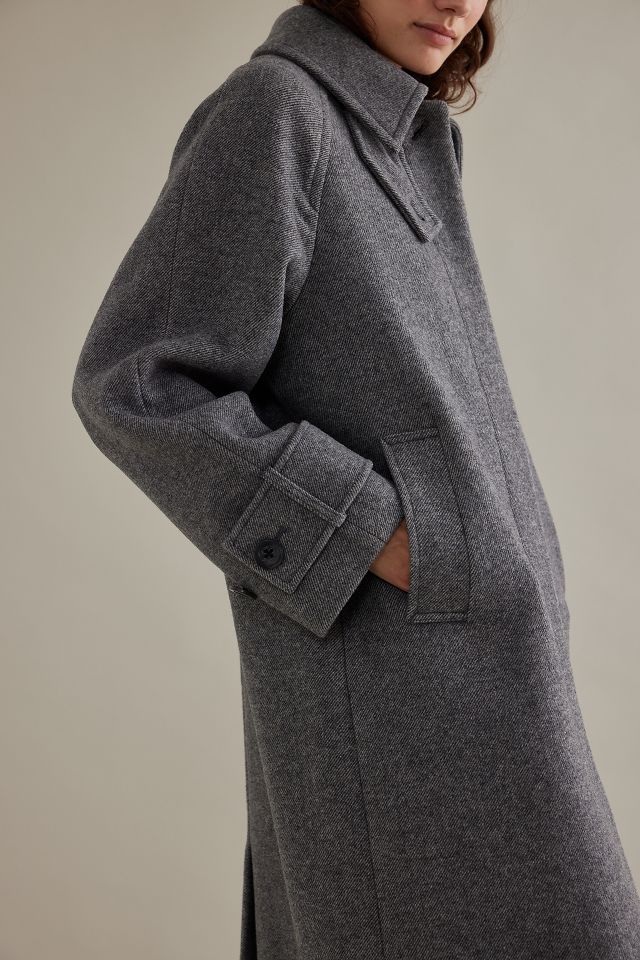 Anthropologie wool cheap coat