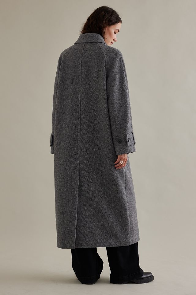 Anthropologie wool cheap coat