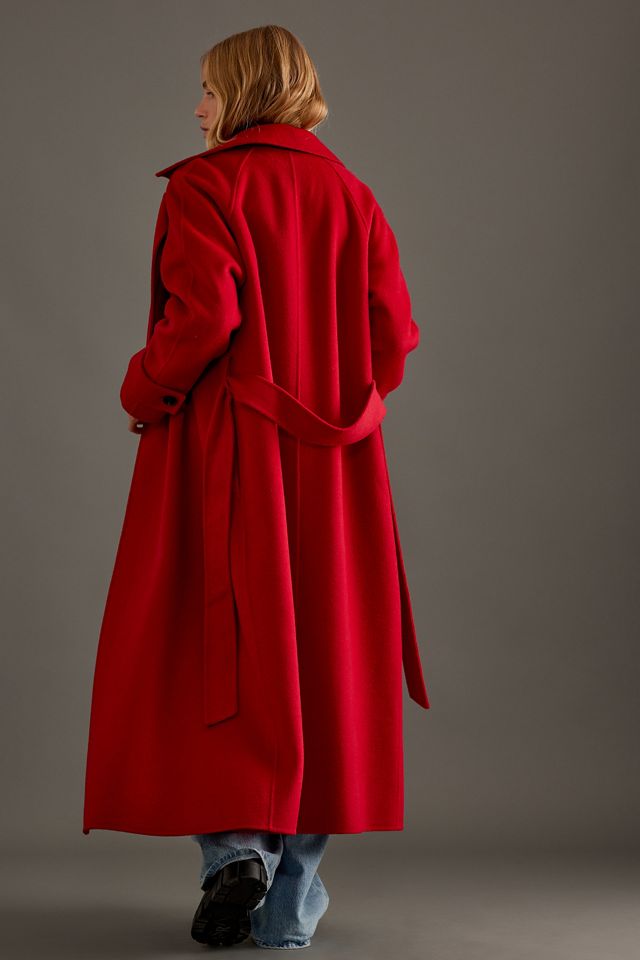 By Anthropologie Wool-Blend Wrap Coat #5
