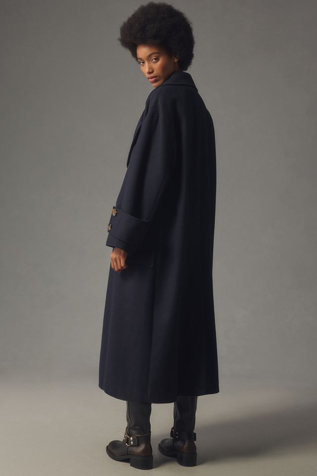 By Anthropologie Wool Blend Oversized Coat #1