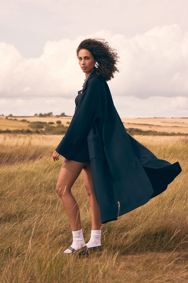 By Anthropologie Wool Blend Oversized Coat #11