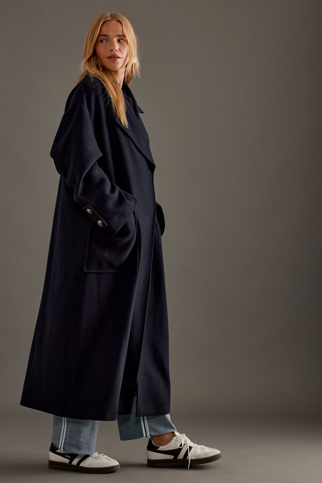By Anthropologie Wool Blend Oversized Coat #8