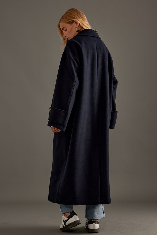By Anthropologie Wool Blend Oversized Coat #10