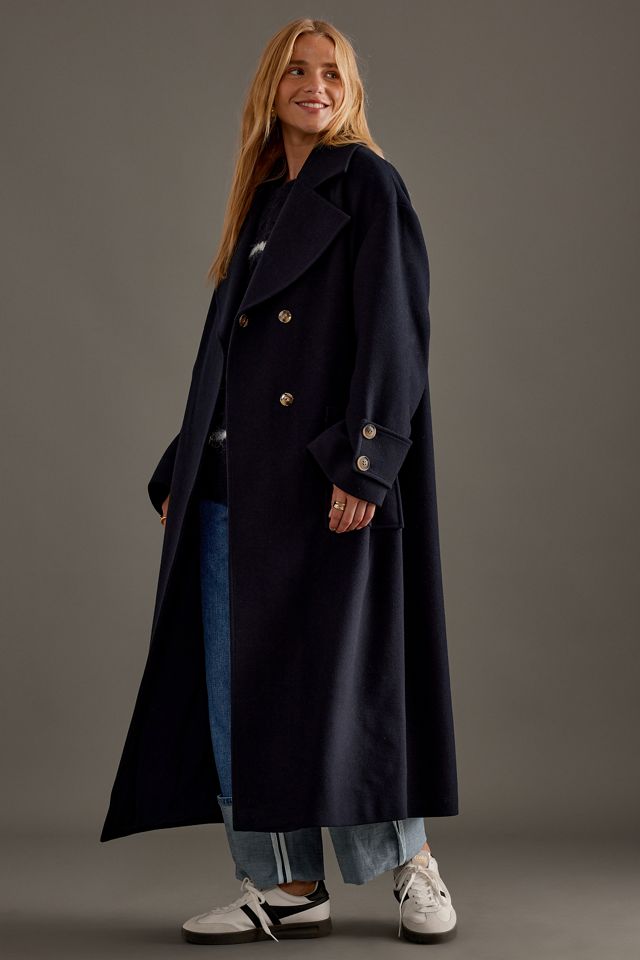 By Anthropologie Wool Blend Oversized Coat #5