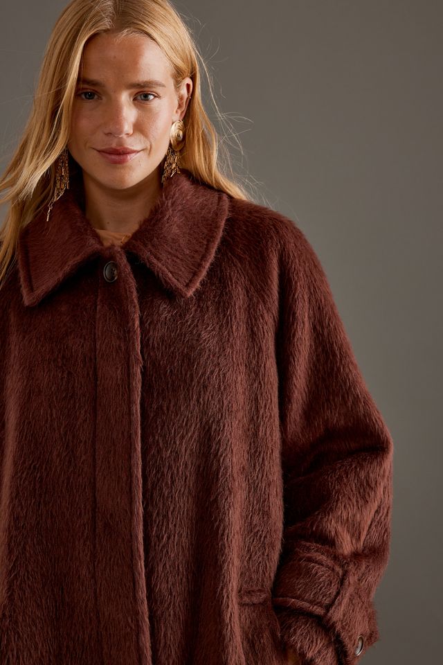 By Anthropologie Textured Maxi Coat #4