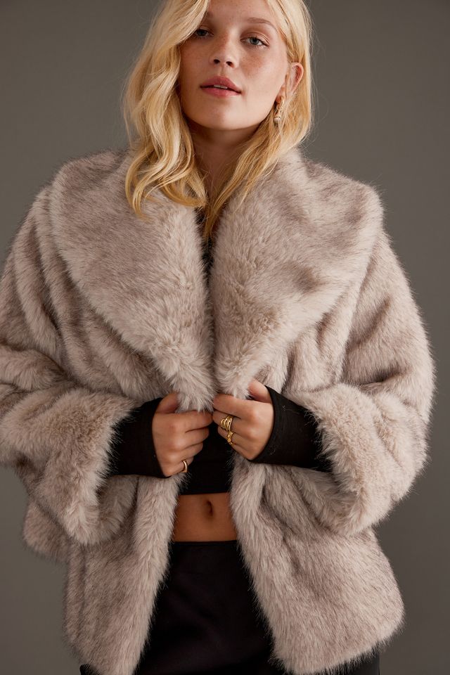 By Anthropologie Faux Fur Coat #2