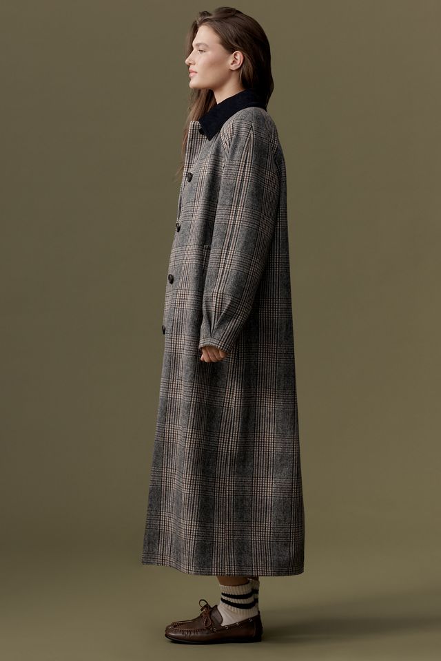 By Anthropologie Check Wool-Blend Coat   #10