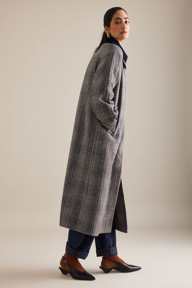 By Anthropologie Check Wool-Blend Coat   #6