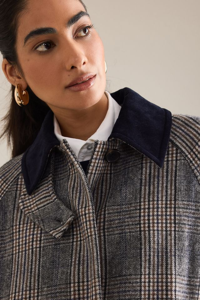 By Anthropologie Check Wool-Blend Coat   #7