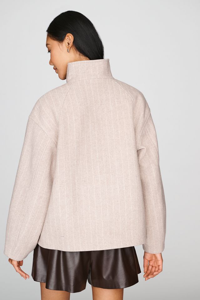By Anthropologie Funnel-Neck Coat #4