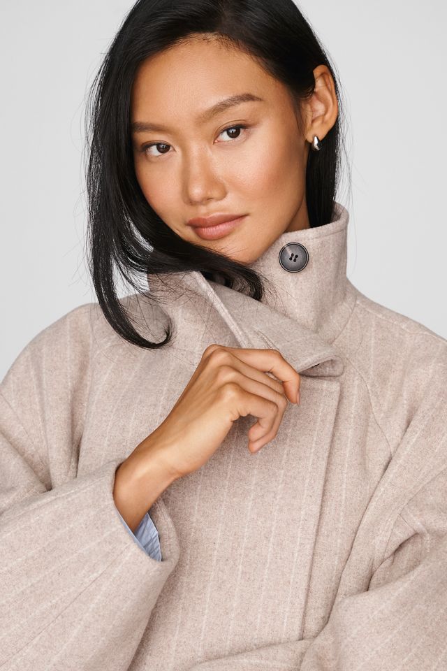 By Anthropologie Funnel-Neck Coat #5