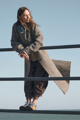 Cappotto Maxi in Misto Lana a Quadri By Anthropologie