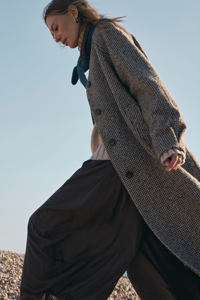 Cappotto Maxi in Misto Lana a Quadri By Anthropologie #2
