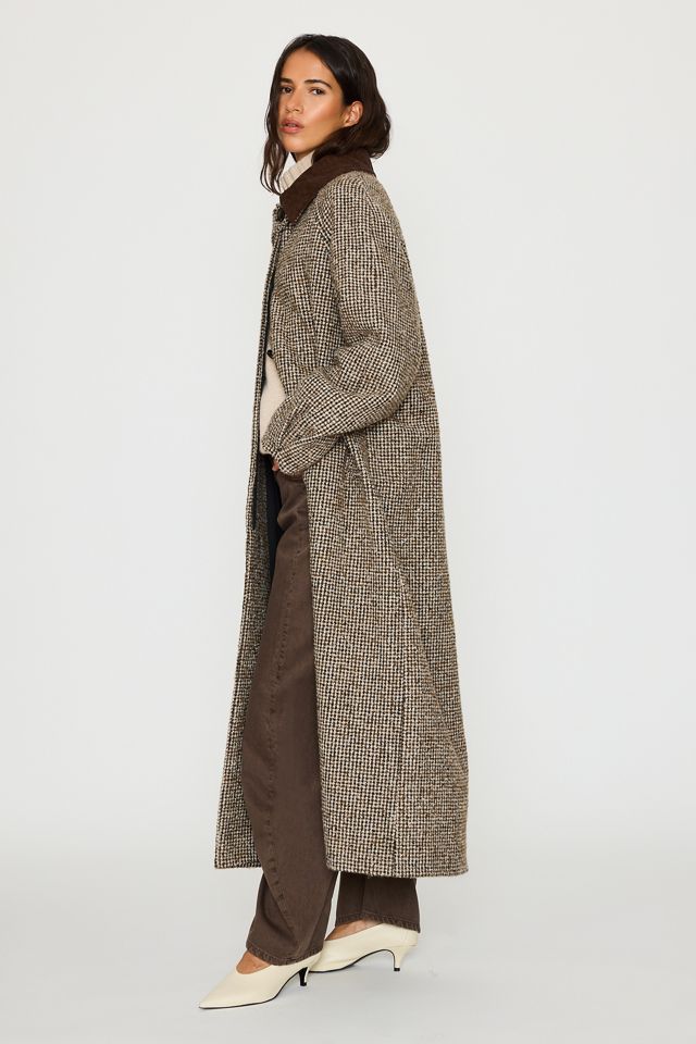 Abrigo Maxi de Mezcla de Lana a Cuadros By Anthropologie #2