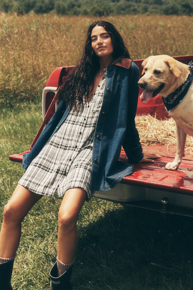 Maeve Denim Barn Coat #2