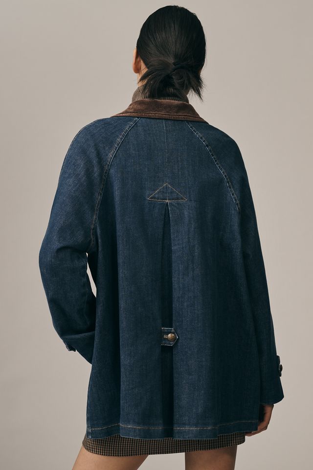 Maeve Denim Barn Coat #4
