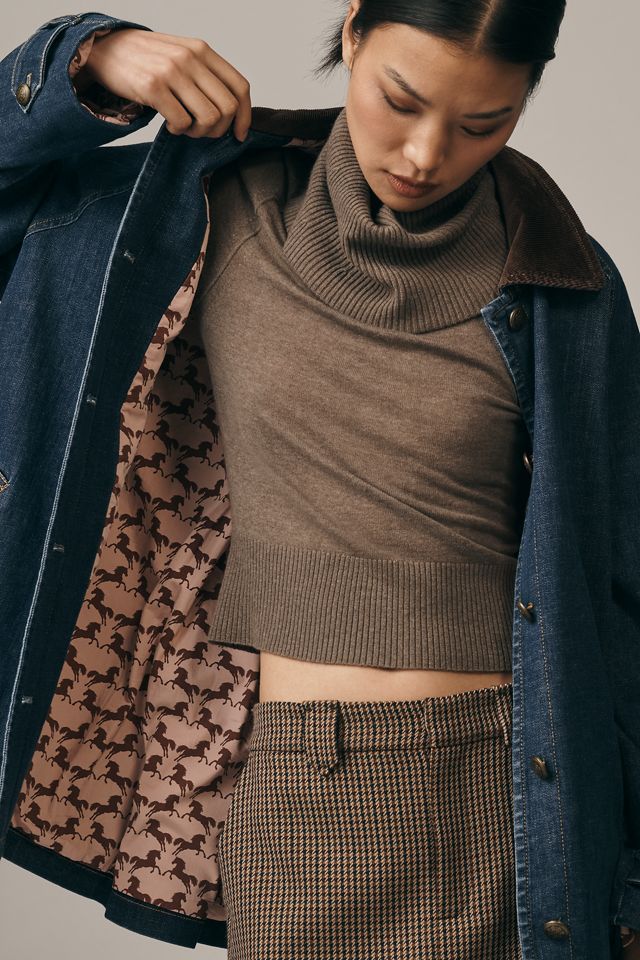 Maeve Denim Barn Coat #6