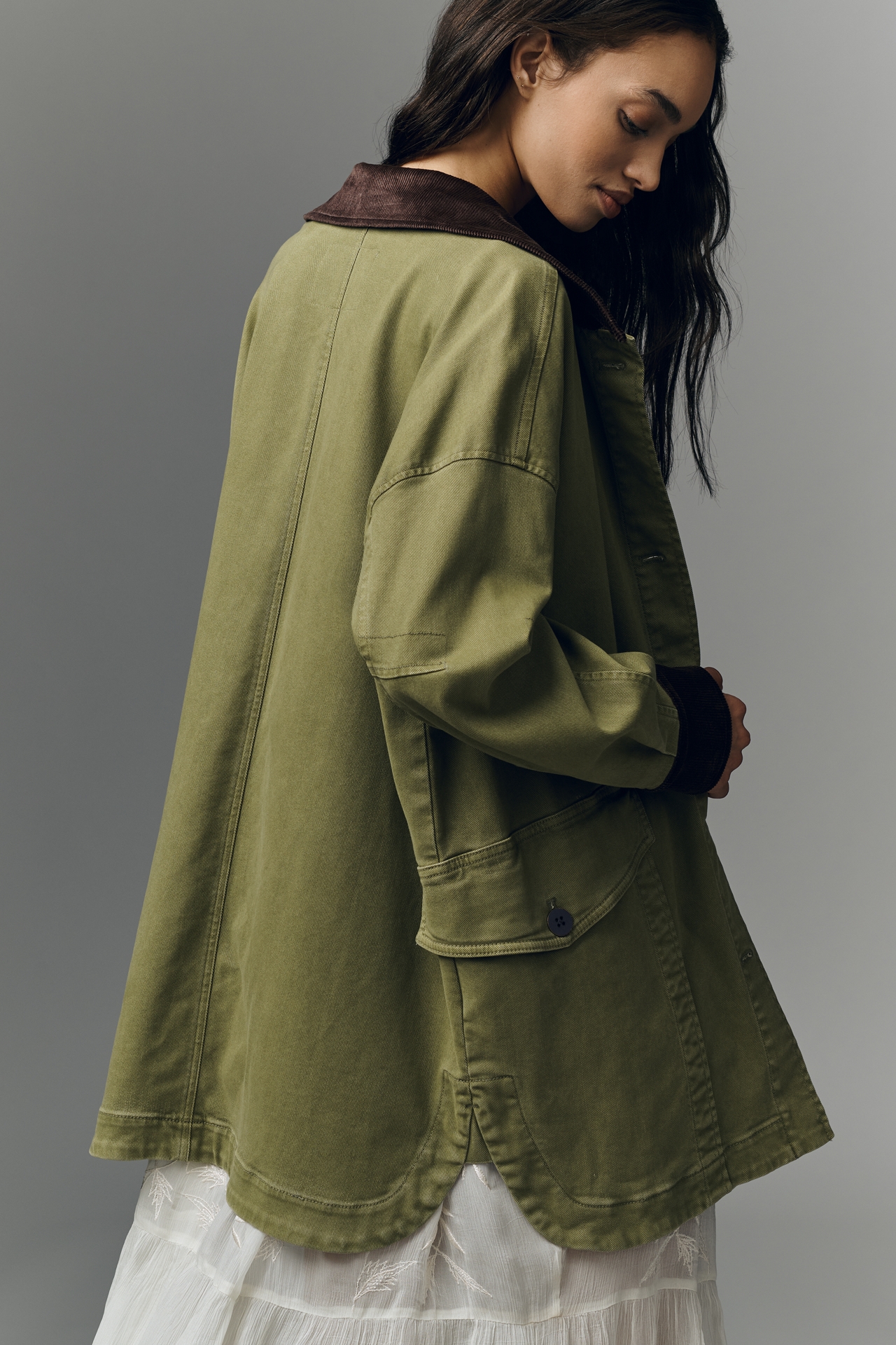 Pilcro Oversized Barn Coat
