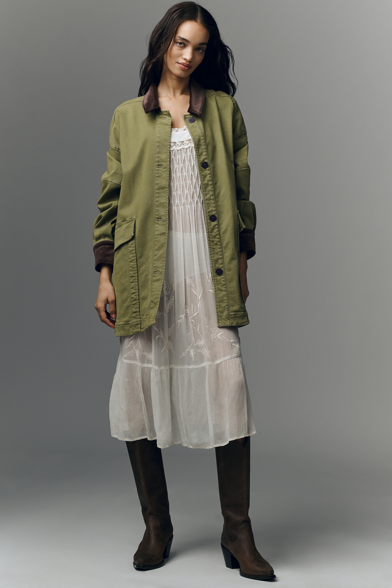 Pilcro Oversized Barn Coat