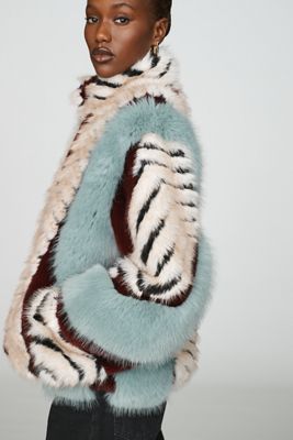 Azalea Wang Inez Faux Fur Jacket