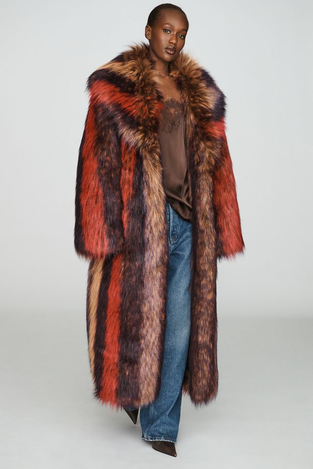 Azalea Wang Esmara Faux Fur Coat #1