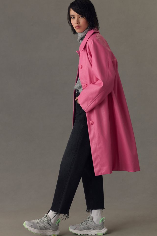 Baum und Pferdgarten Devon Faux Leather Trench Coat | Anthropologie