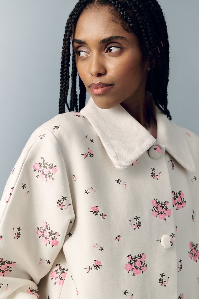 Baum und Pferdgarten Daisy Floral Trench Coat | Anthropologie