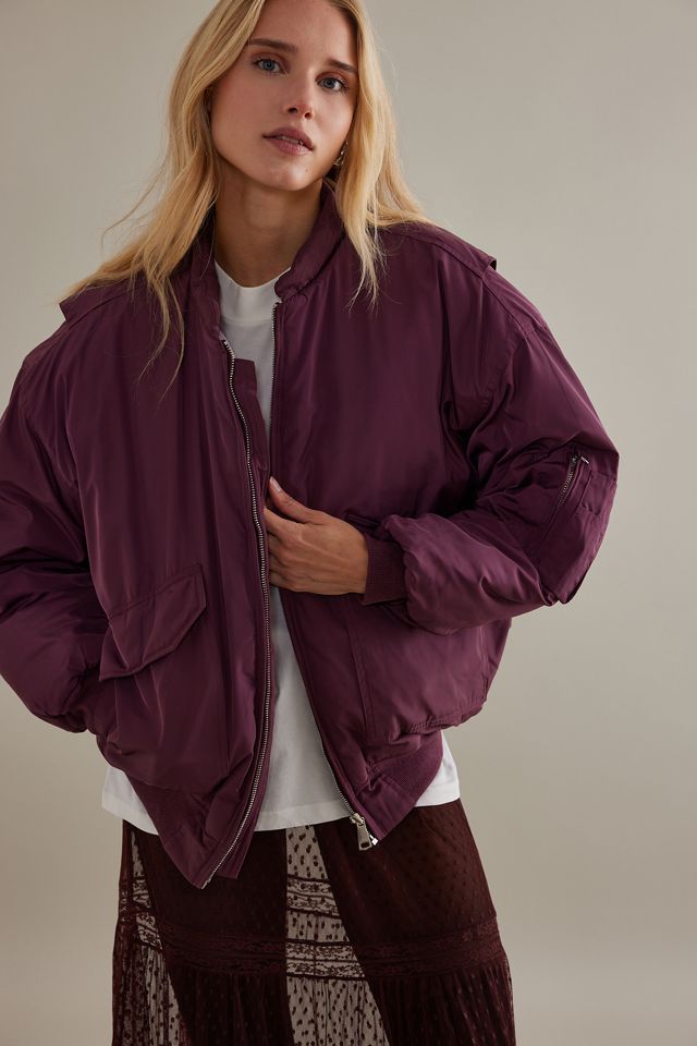 Oversized Padded Bomber Jacket #2