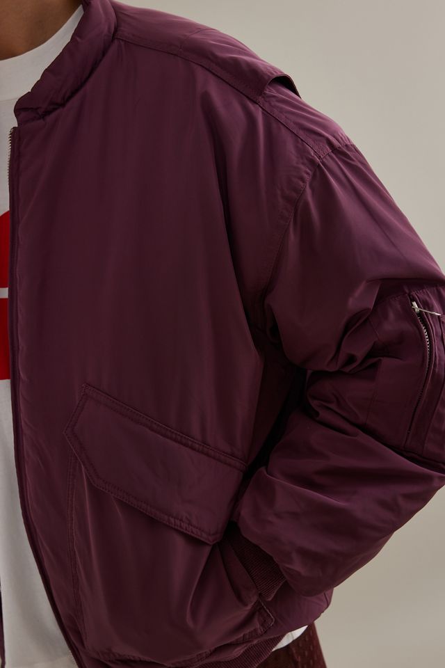 Oversized Padded Bomber Jacket #5
