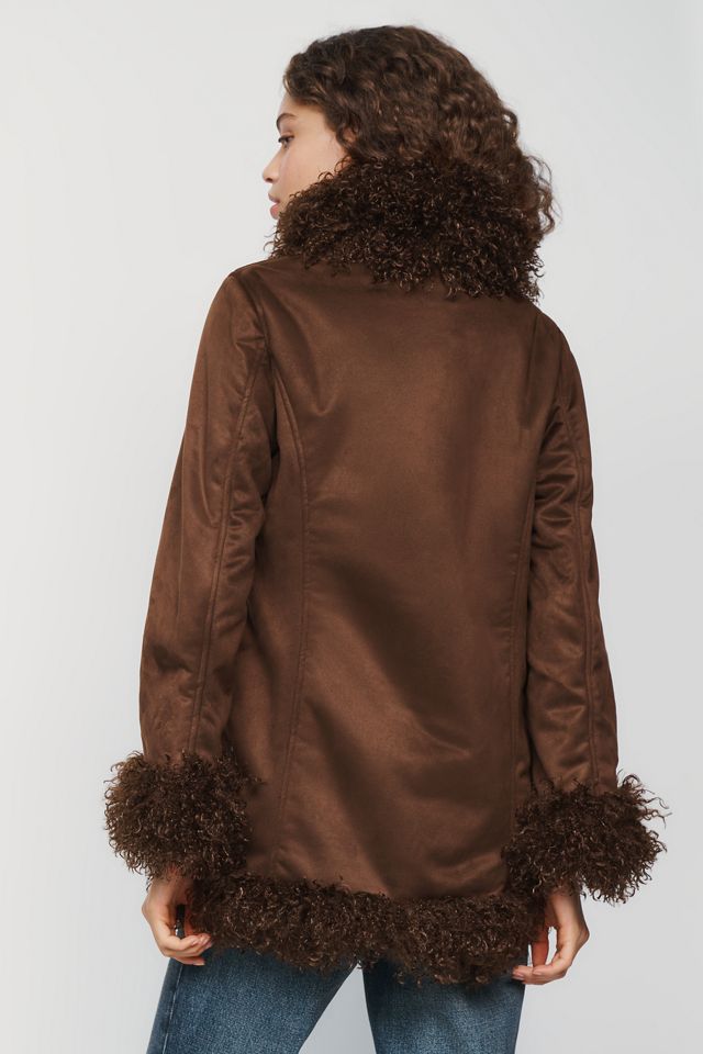 Scotch & Soda Liv Faux Fur Jacket #3