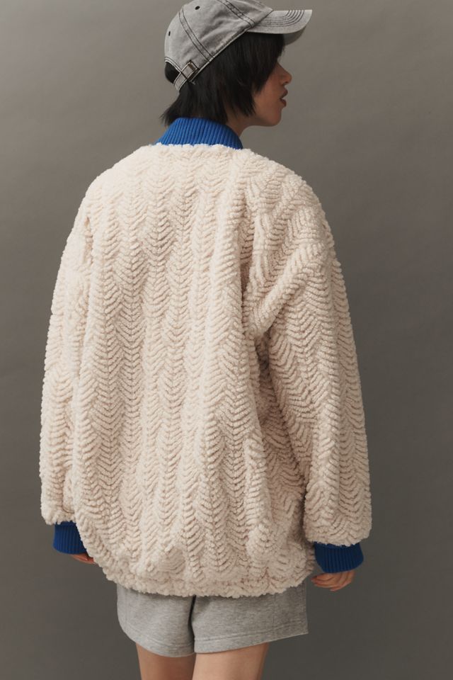 Pilcro Colorblock Sherpa Jacket #1