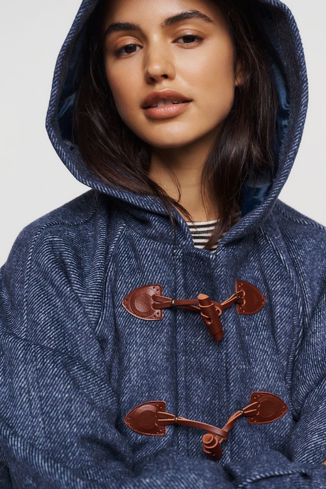 Maeve Wool Blend Toggle Hooded Jacket #2
