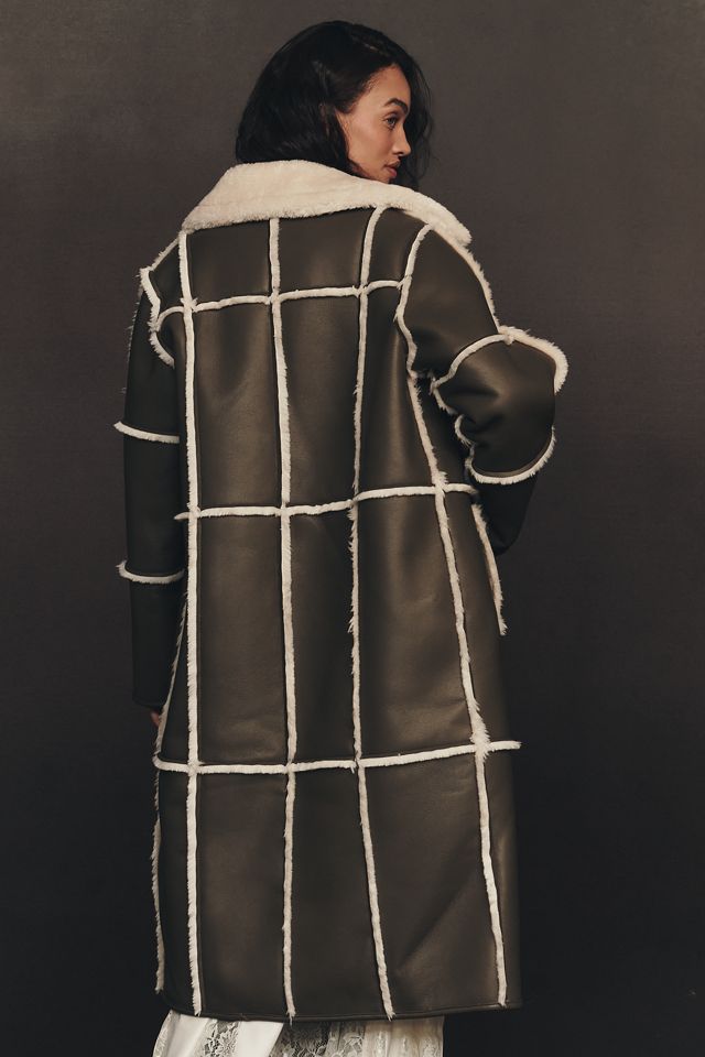 STAND STUDIO Patrice Sherpa Fleece Coat #4