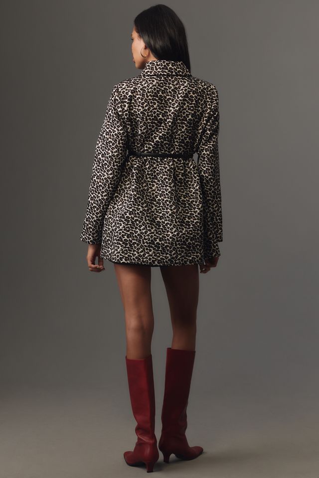Maeve Leopard Babydoll Jacket #3