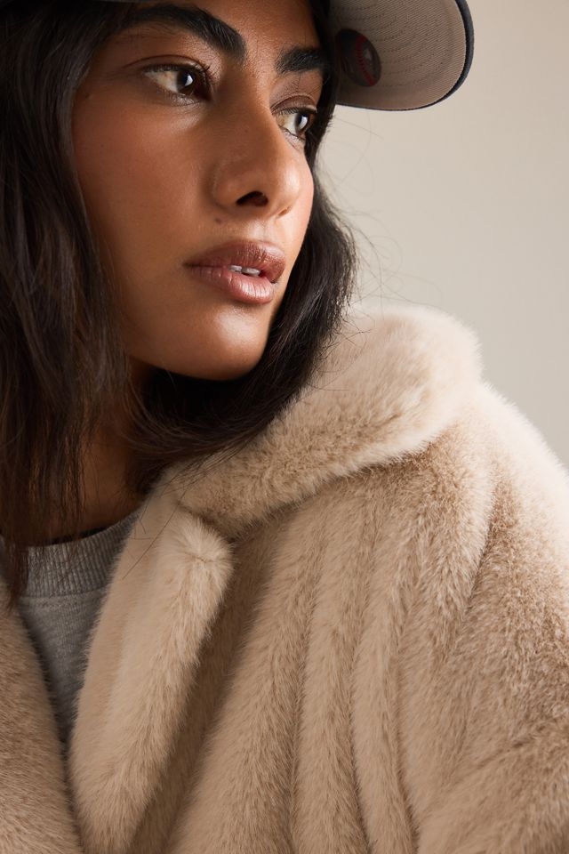 By Anthropologie Giacca in Pelliccia Ecologica #5