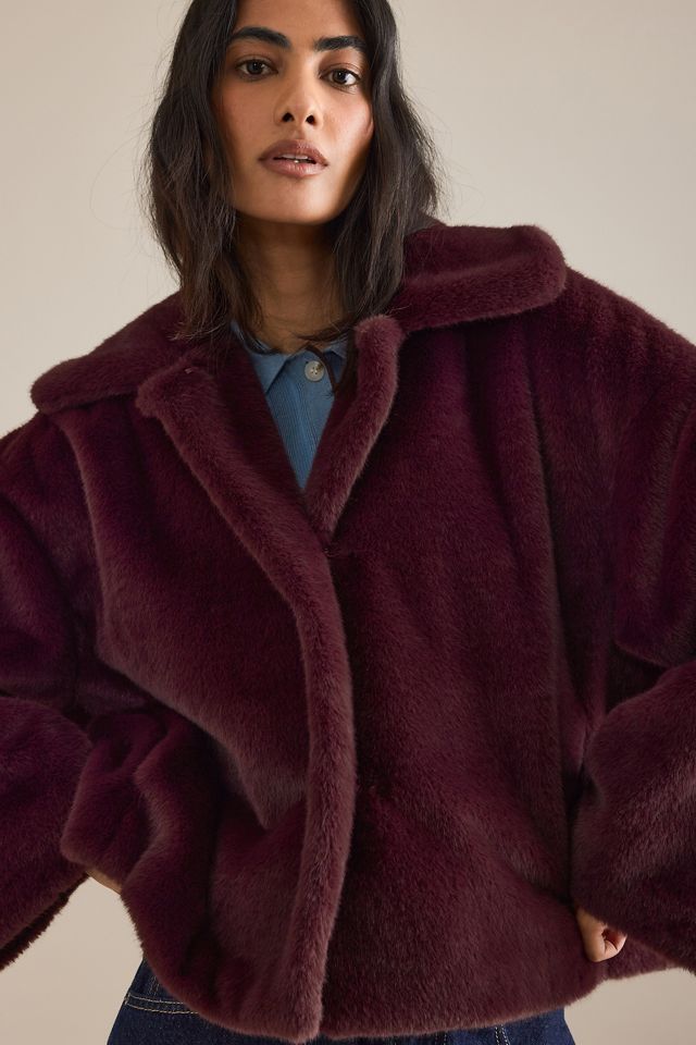 By Anthropologie Faux-Fur Jacket #4