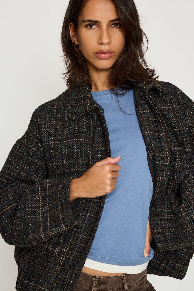 Giacca Bomber in Bouclé Testurizzato By Anthropologie #4