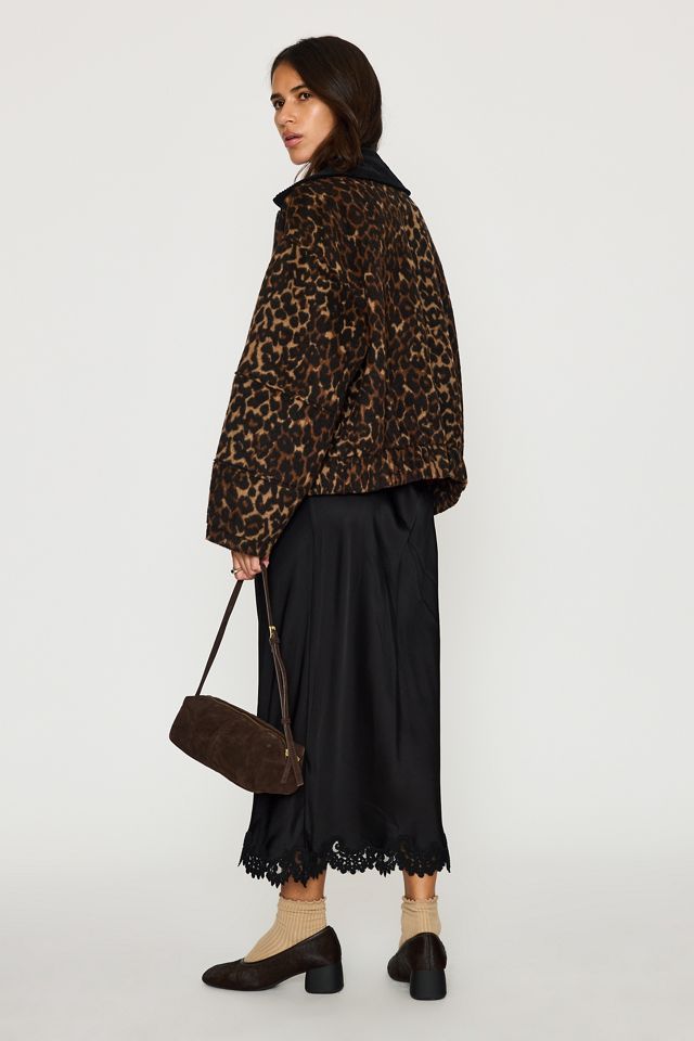 Chaqueta Bomber de Leopardo By Anthropologie #4