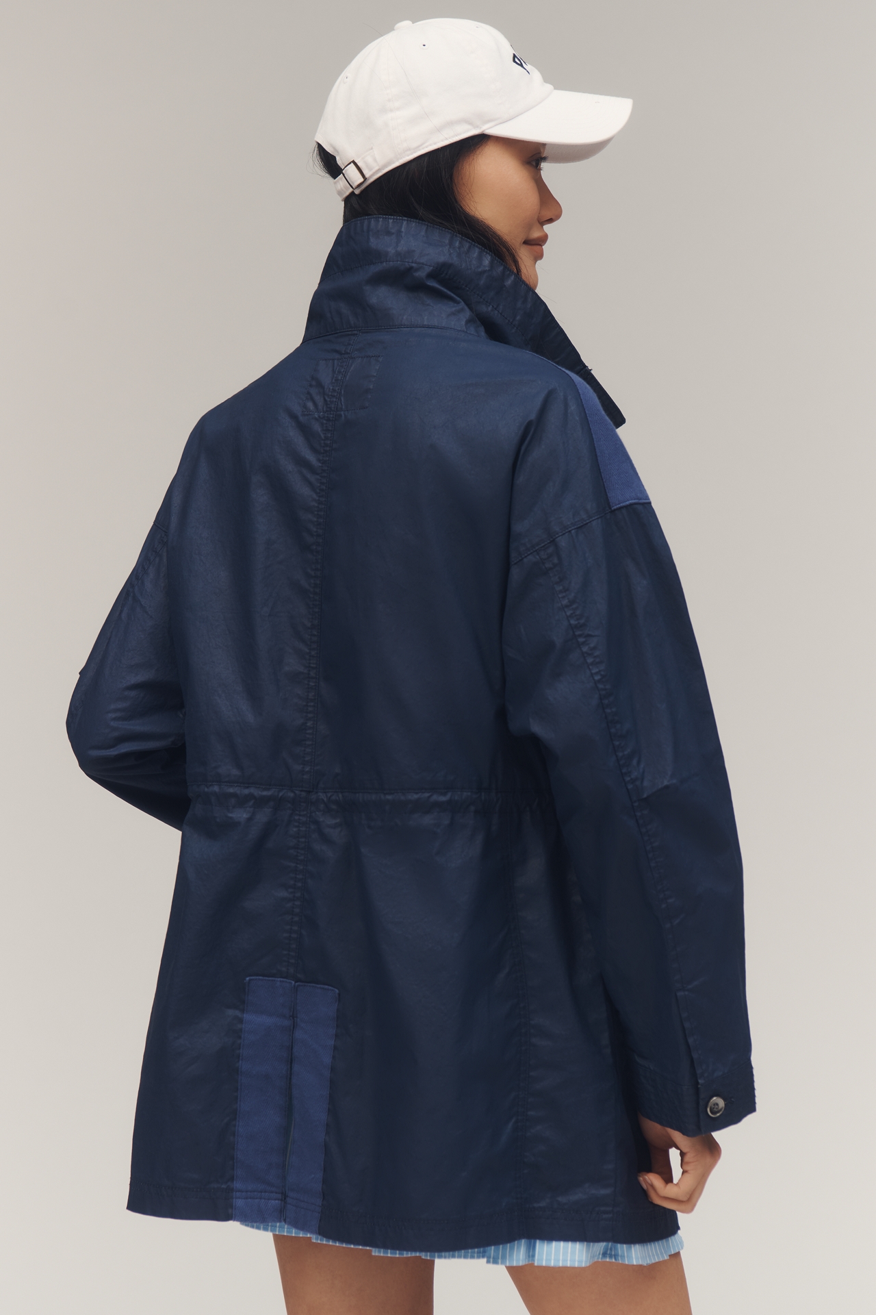 Pilcro Waxed Cotton Utility Jacket
