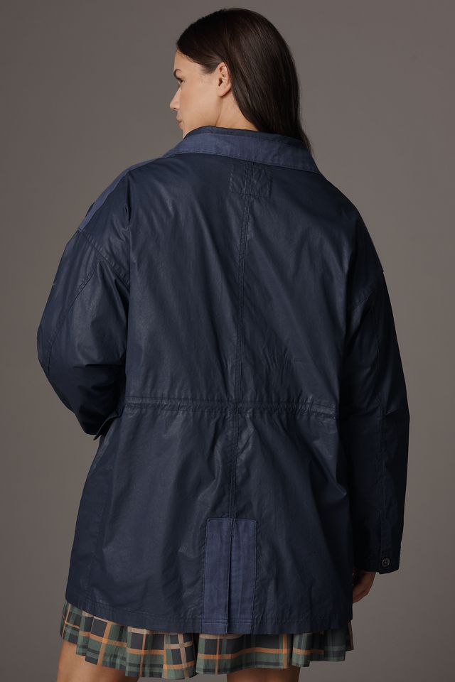 Pilcro Waxed Cotton Utility Jacket #7